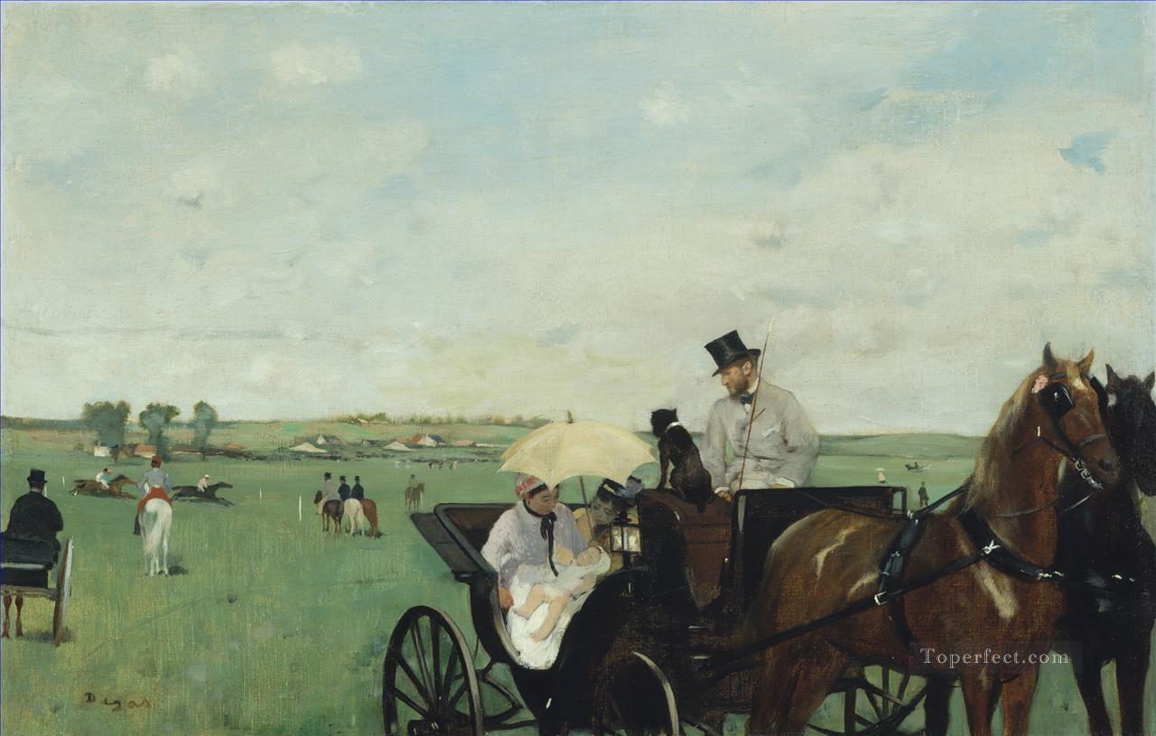 At the Races in the Country Edgar Degas Oil Paintings